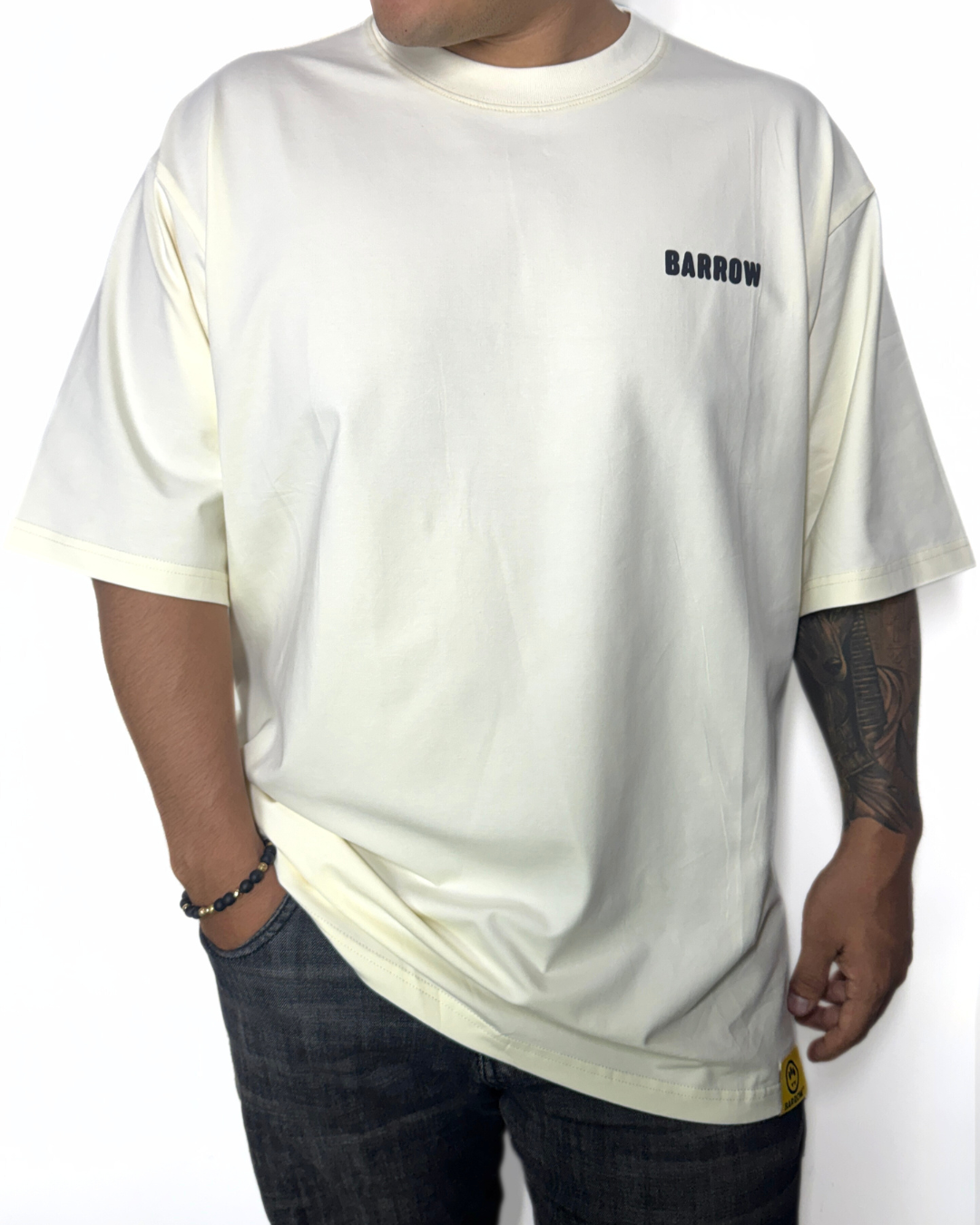 Camiseta Oversize BARROW crema