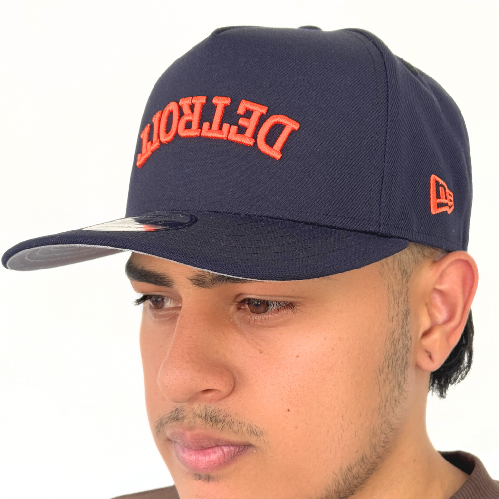 Gorra New Era Detroit Original Azul-Naranja