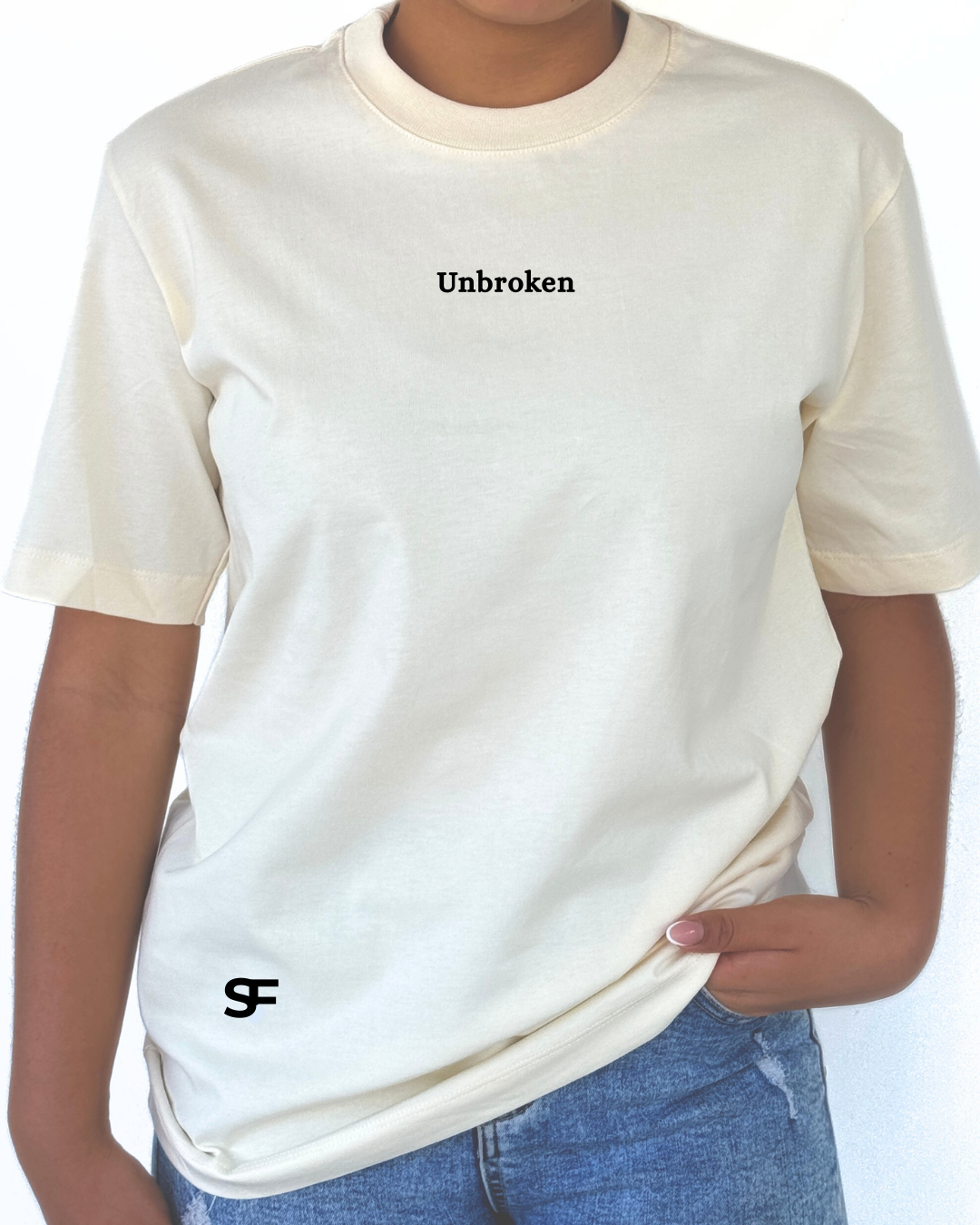 Camiseta De Mujer Oversize 265G Vainilla