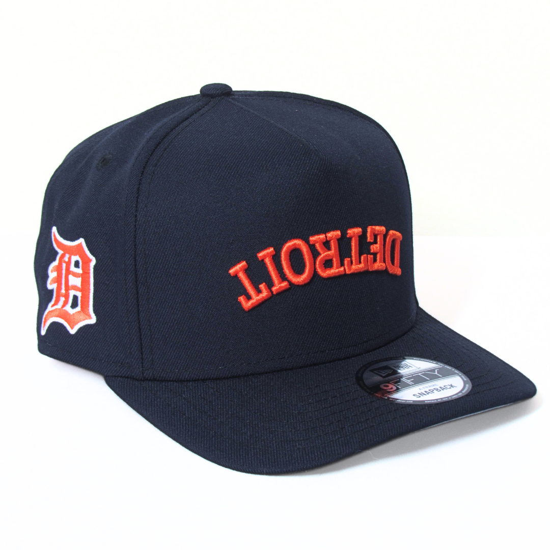 Gorra New Era Detroit Original Azul-Naranja