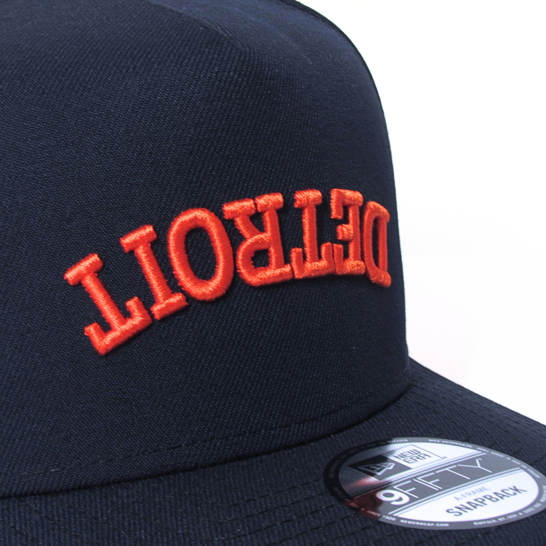 Gorra New Era Detroit Original Azul-Naranja