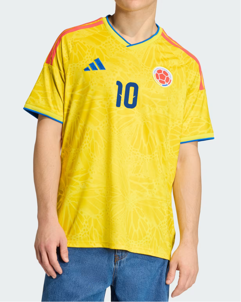 Camiseta Deportiva Drifit Número Jugador COLOMBIA