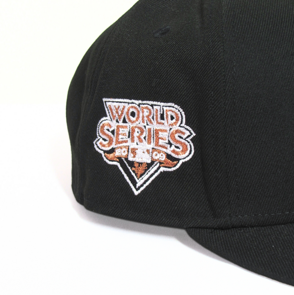 Gorra negra New Era New York palo de rosa