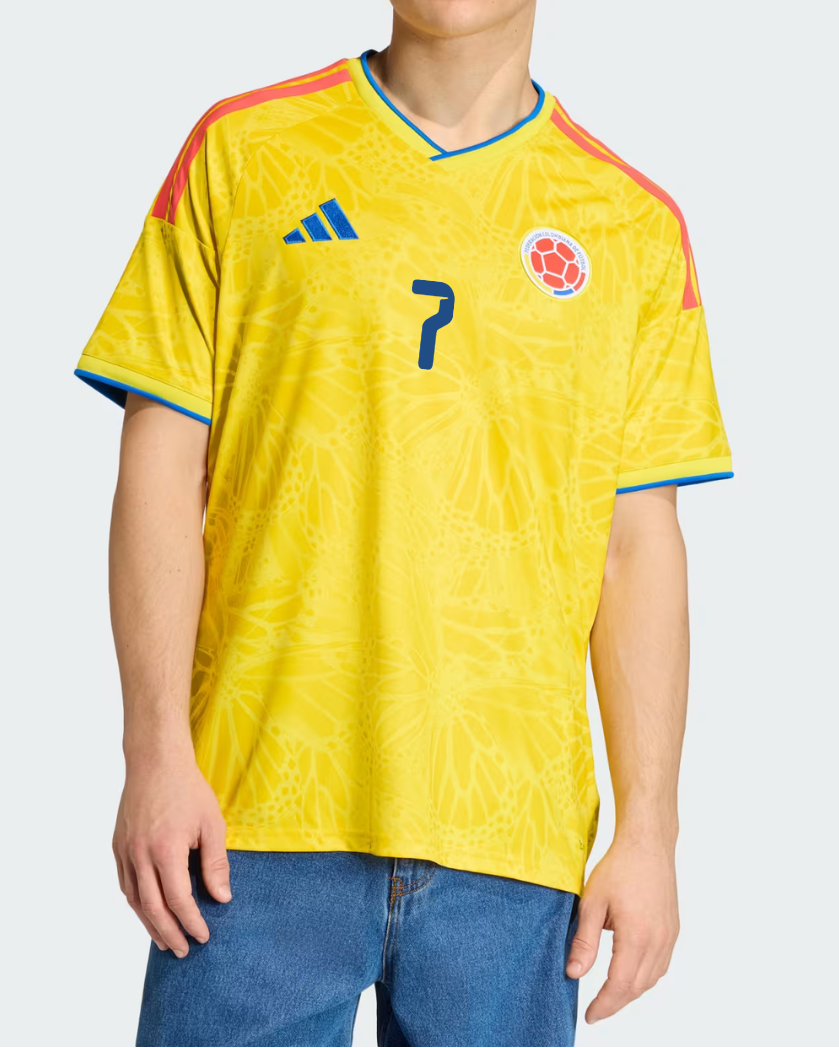 Camiseta Deportiva Drifit Número Jugador COLOMBIA