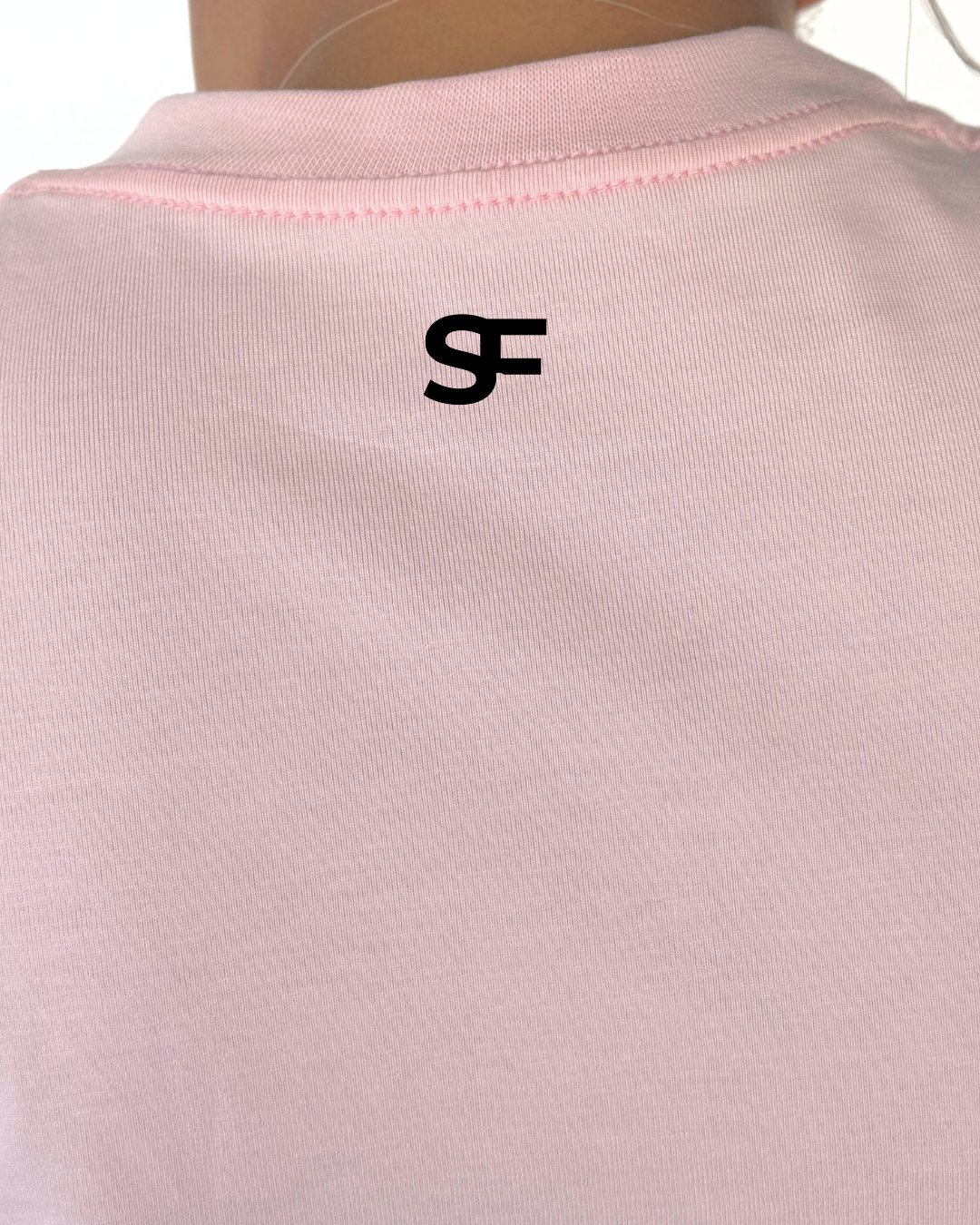 Camiseta De Mujer Oversize 265G Rosada