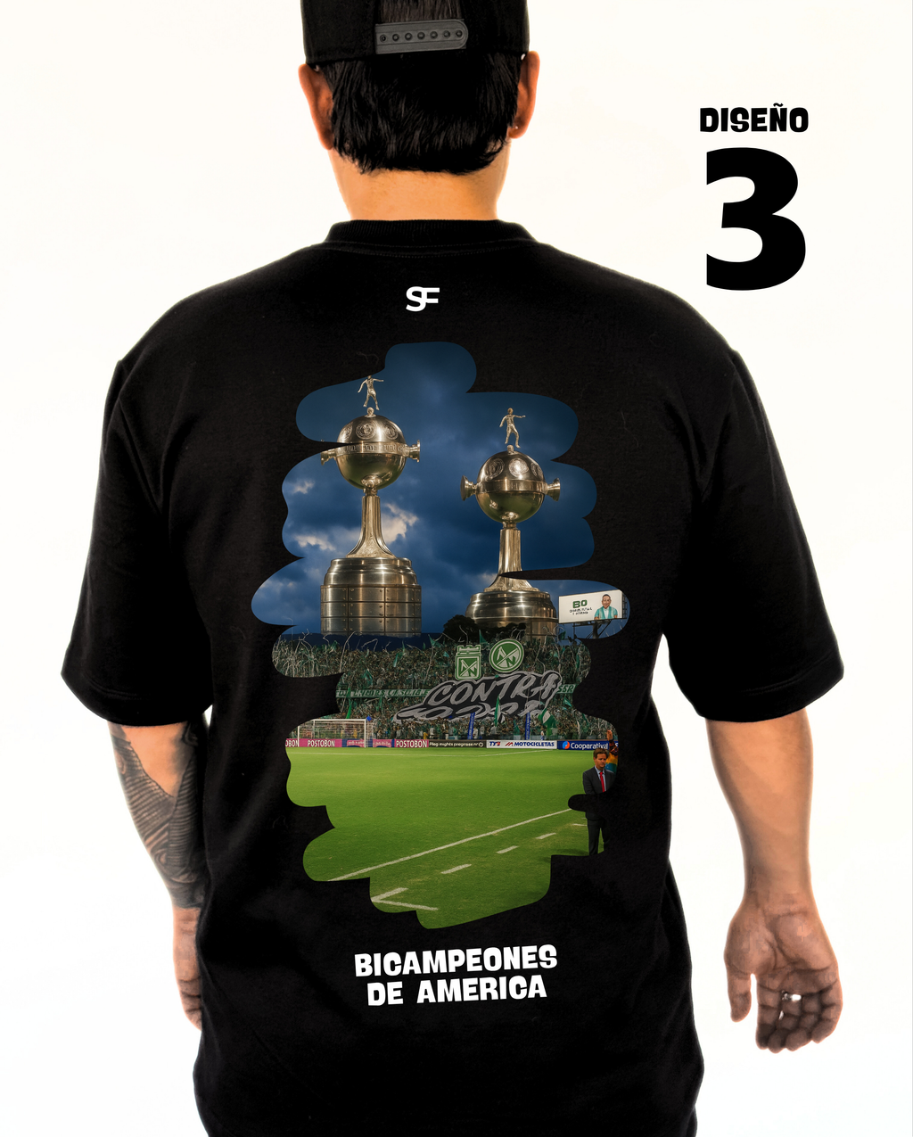 Camiseta Oversize Atletico Nacional 1947 Color Verde