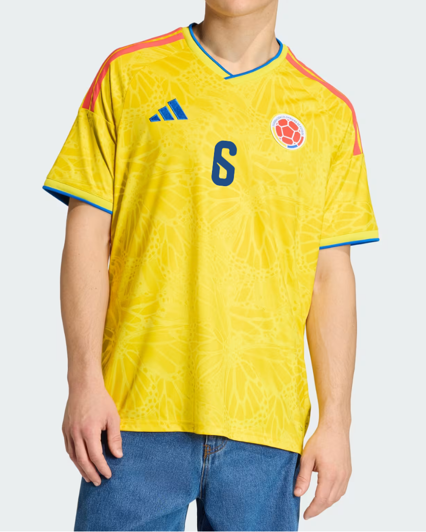 Camiseta Deportiva Drifit Número Jugador COLOMBIA