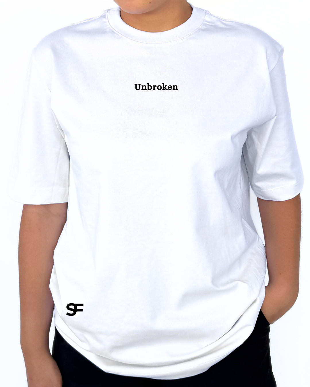 Camiseta De Mujer Oversize 265G Blanca