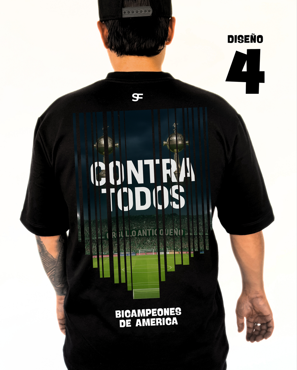 Camiseta Oversize Atletico Nacional 1947 Color Verde