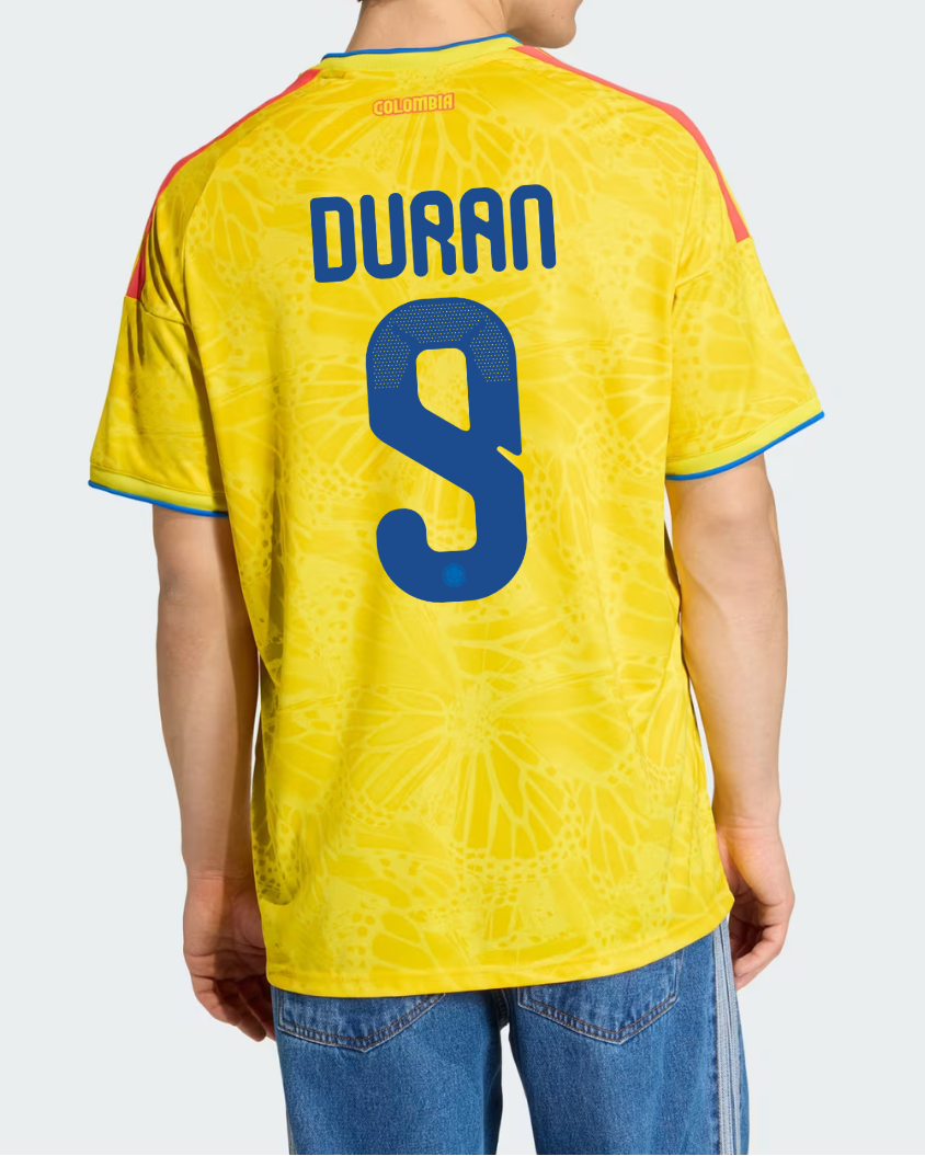 Camiseta Deportiva Drifit Número Jugador COLOMBIA