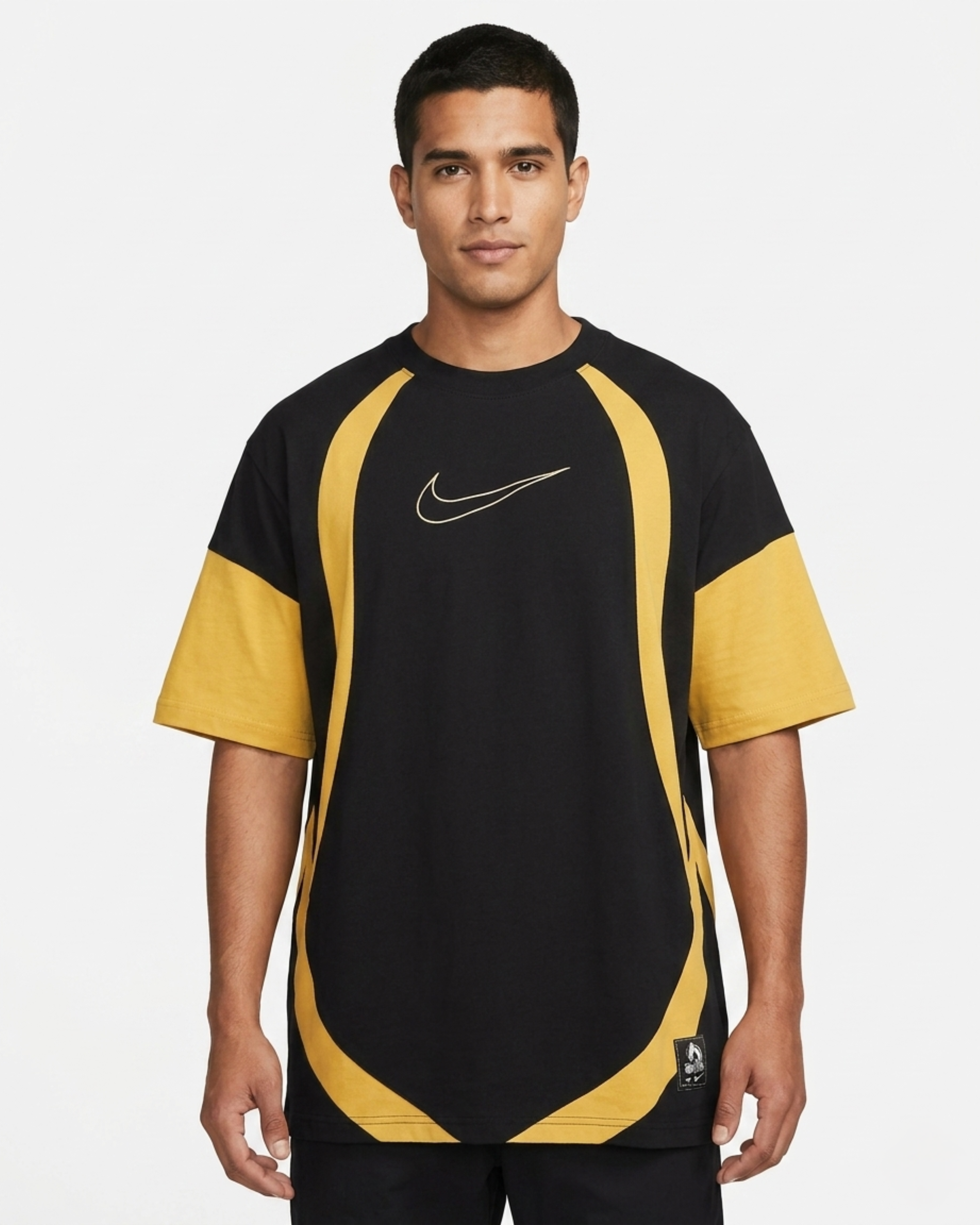 Camiseta Amarillo-Negro NK