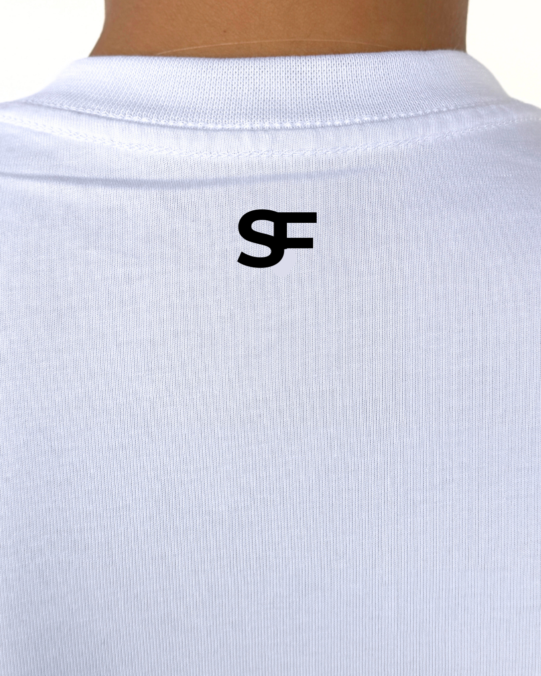 Camiseta De Mujer Oversize 265G Blanca