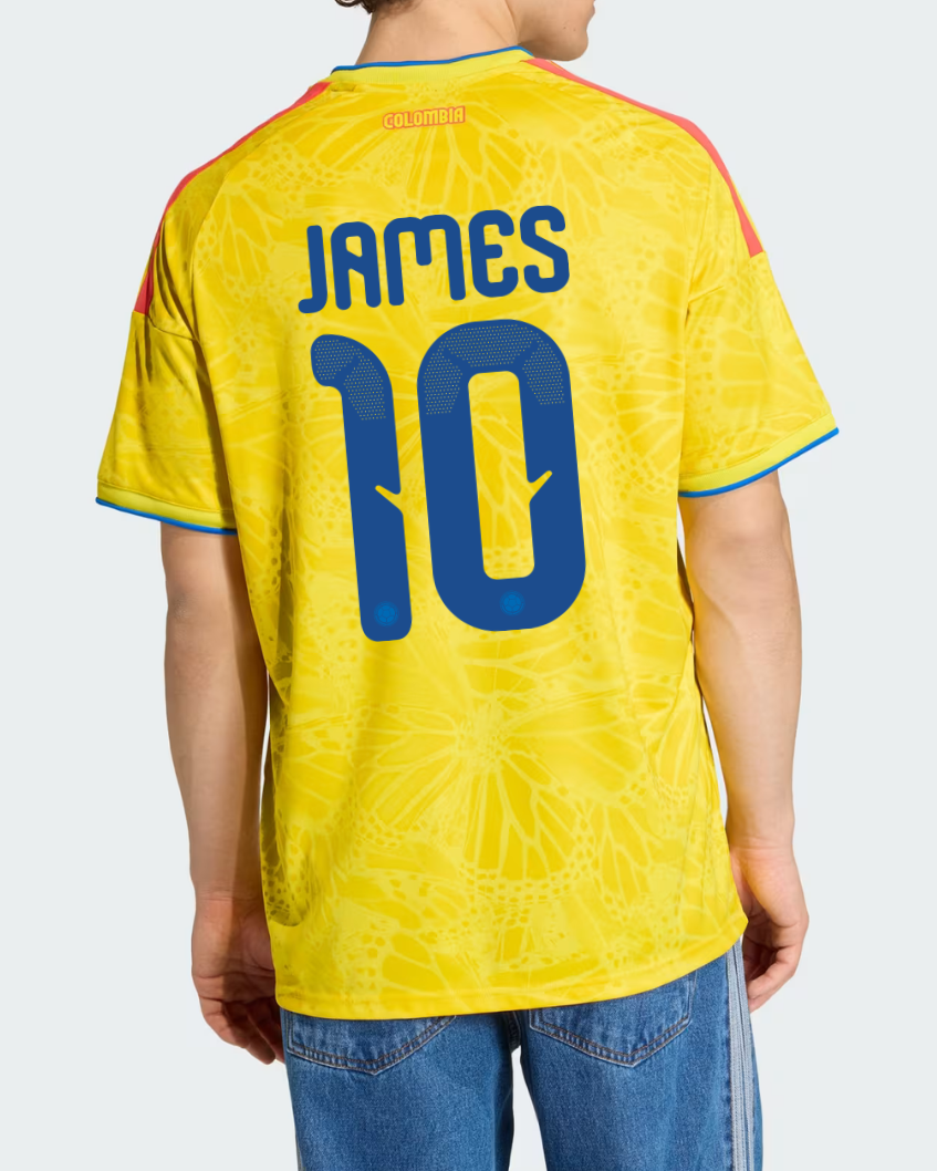 Camiseta Deportiva Drifit Número Jugador COLOMBIA