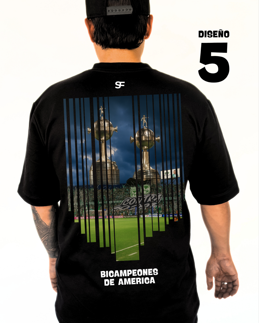 Camiseta Oversize Atletico Nacional 1947 Color Verde