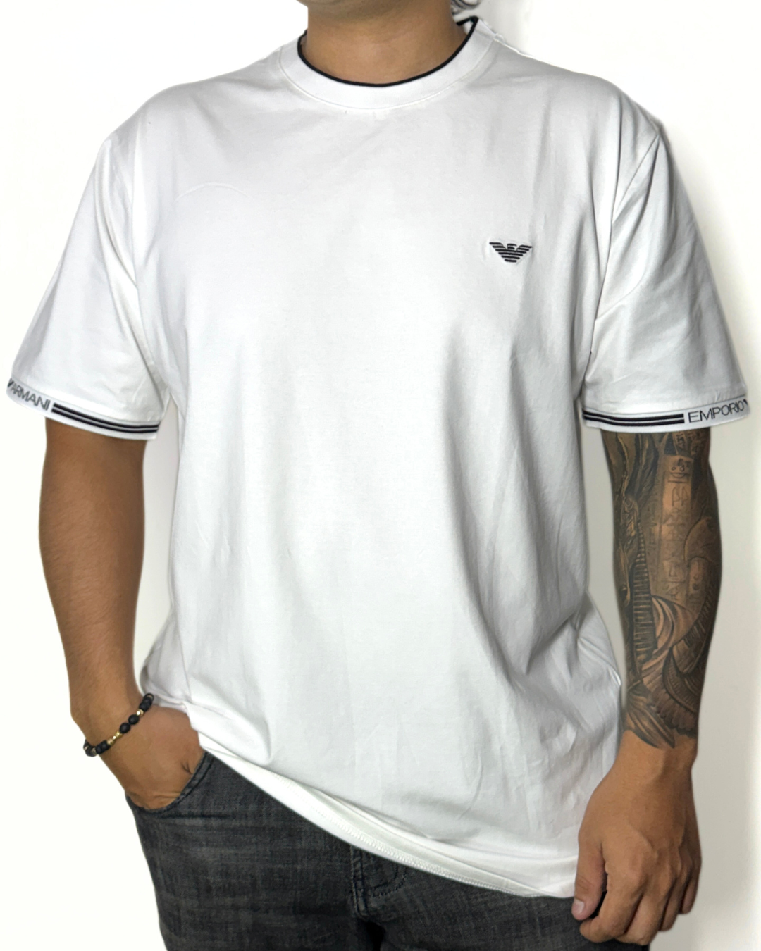 Camiseta Regular fit Emporio Armani blanco