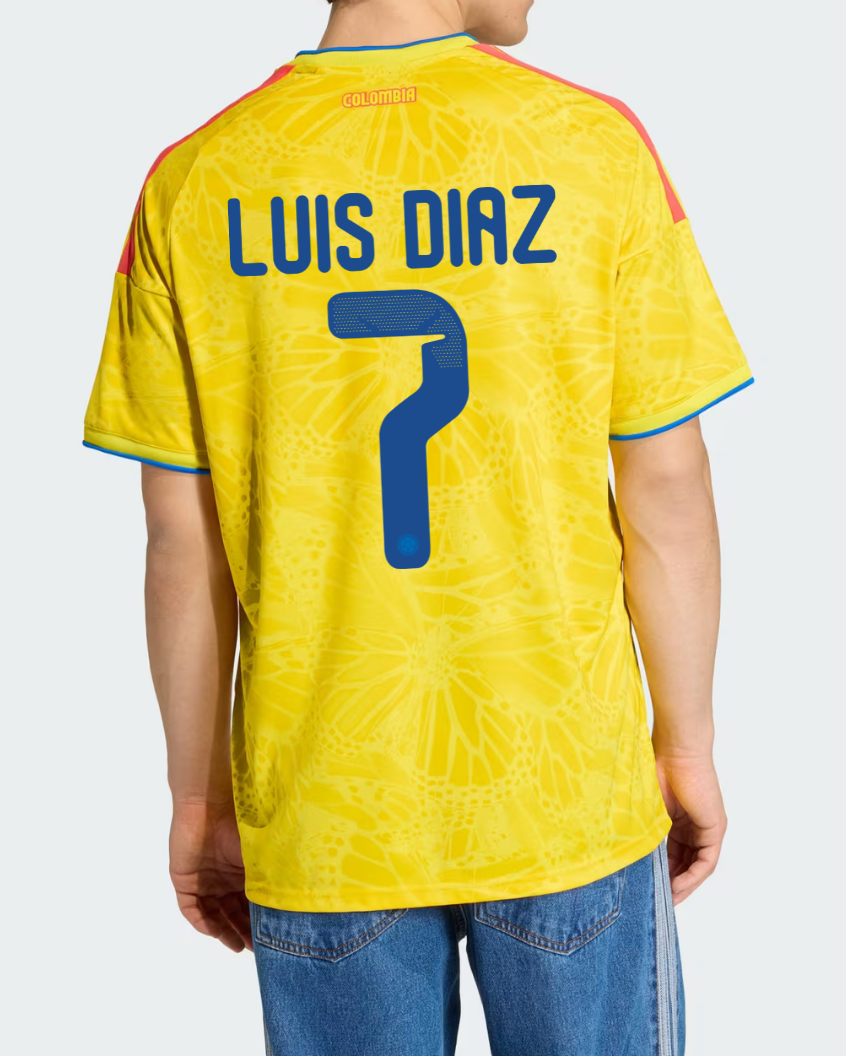 Camiseta Deportiva Drifit Número Jugador COLOMBIA