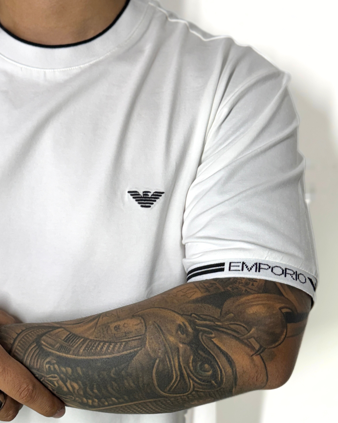 Camiseta Regular fit Emporio Armani blanco