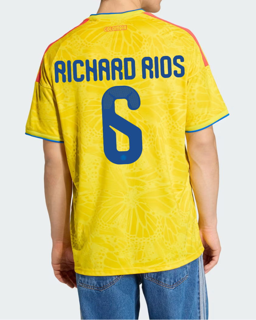 Camiseta Deportiva Drifit Número Jugador COLOMBIA