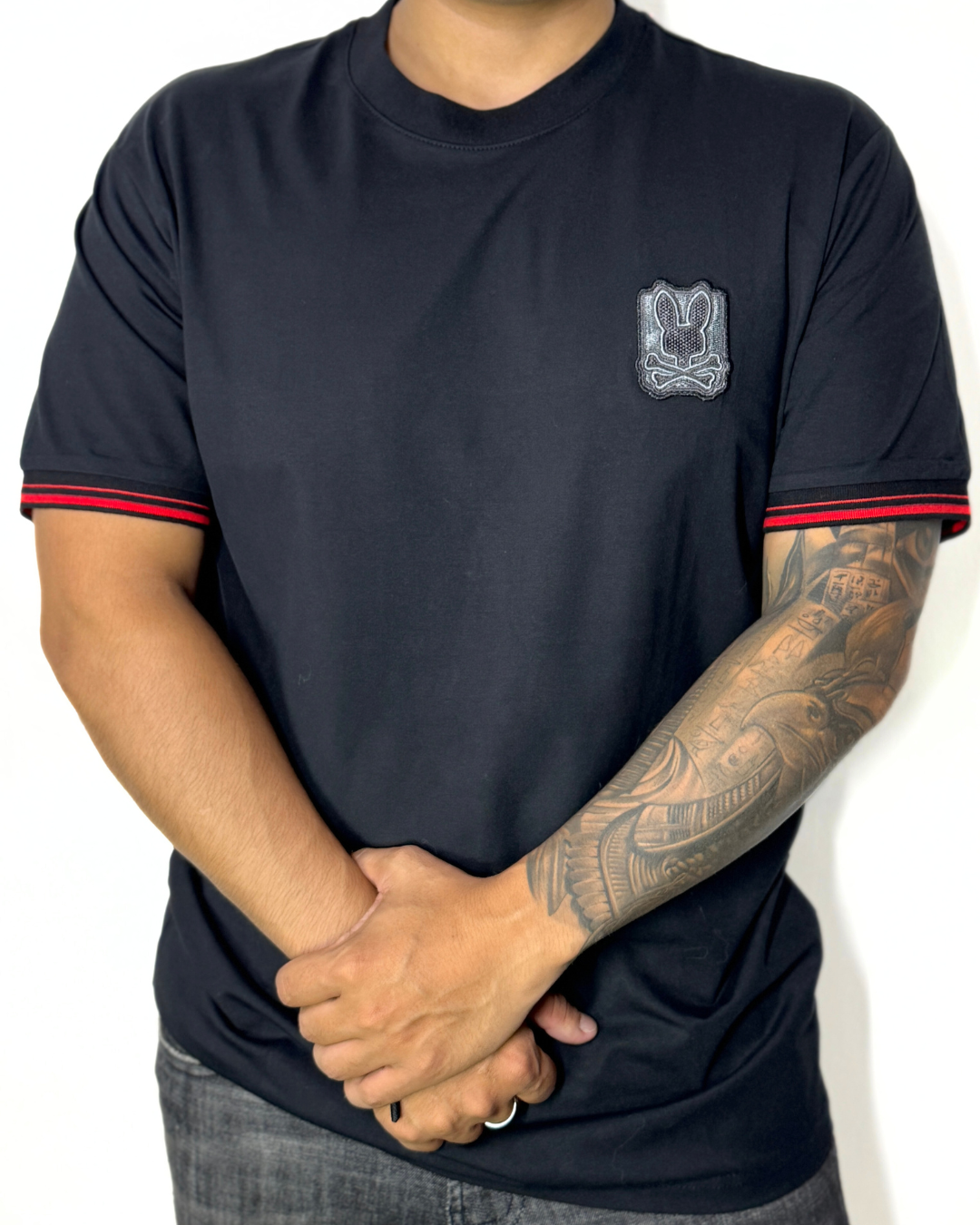 Camiseta básica psycho bunny negro