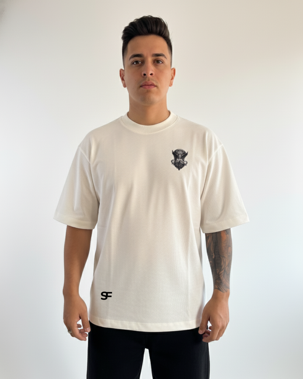 Camiseta Oversize Angel Gratitud 300g