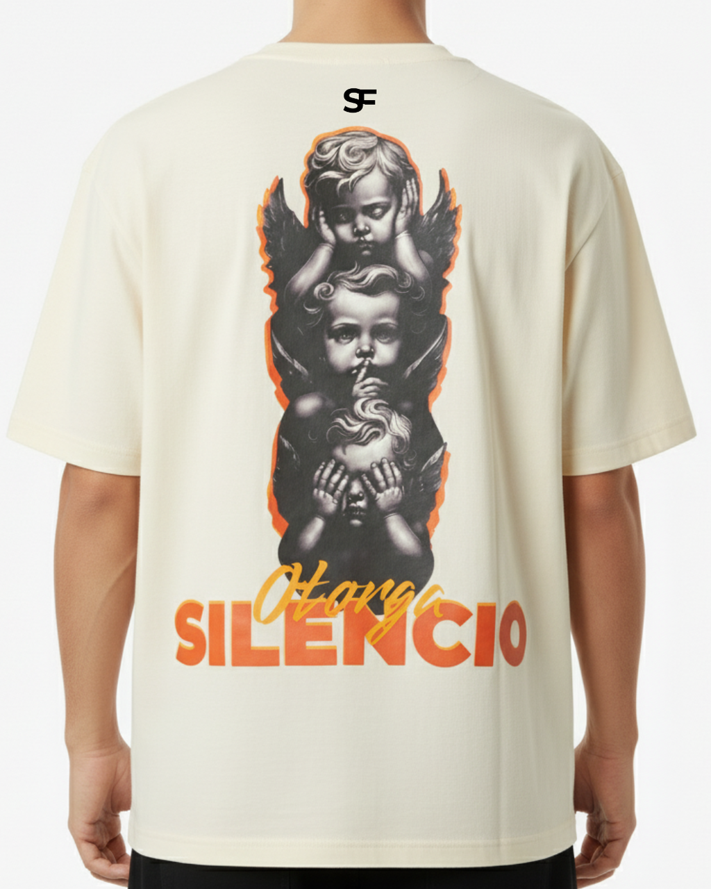 Camiseta Oversize Ortorga Silencio 300g