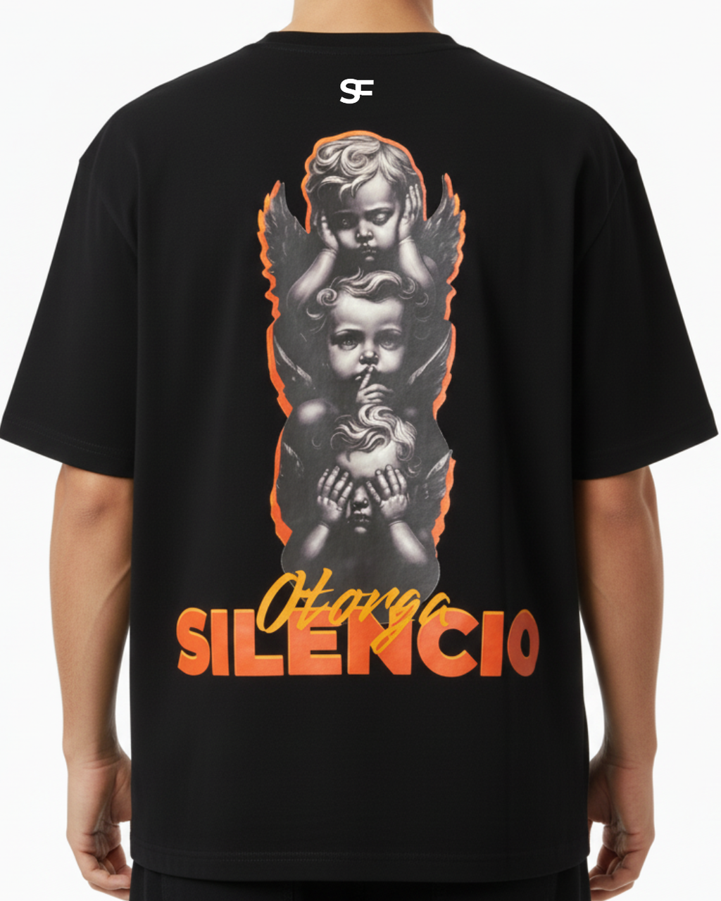 Camiseta Oversize Ortorga Silencio 300g
