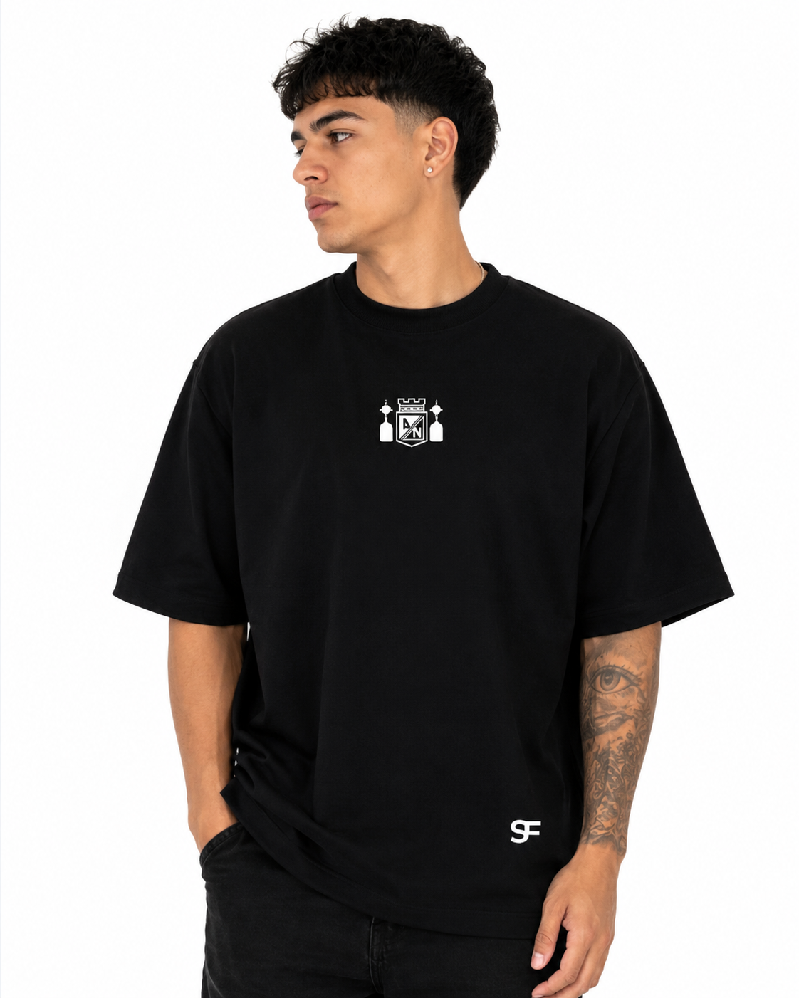 Camiseta Atletico Nacional bicampeón Color Negro