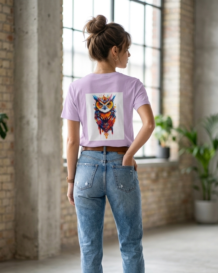 Camiseta de manga corta Violeta