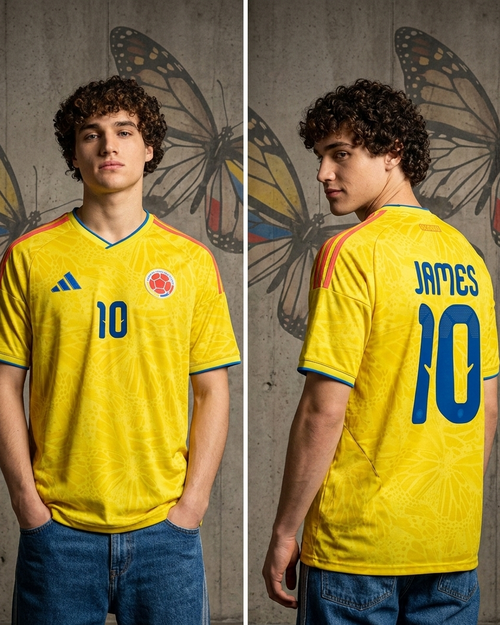 Camiseta Deportiva Drifit Número Jugador COLOMBIA