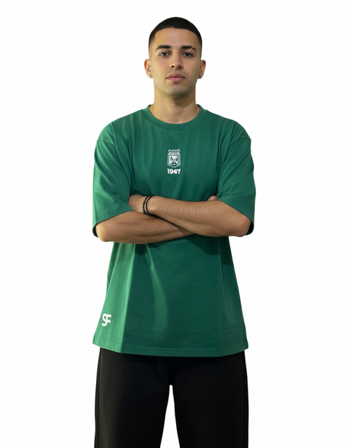 Camiseta Oversize Atletico Nacional 1947 Color Verde