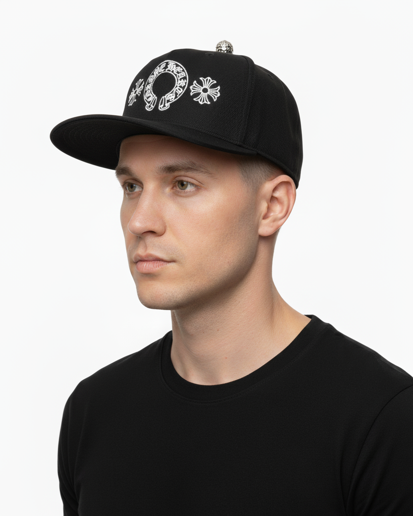 Gorra Herradura Negra Caballista