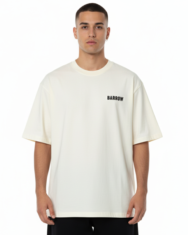 Camiseta Oversize  crema