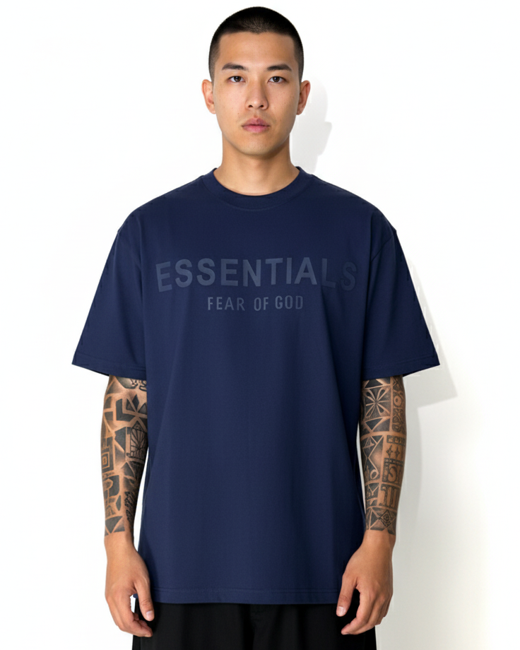 Camiseta Oversize Azul oscuro