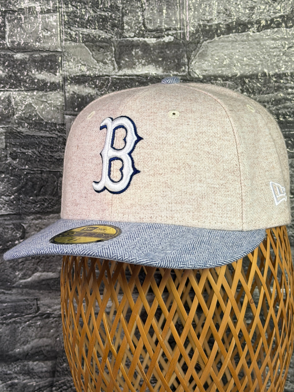 Gorra Boston Original Beige-Azul