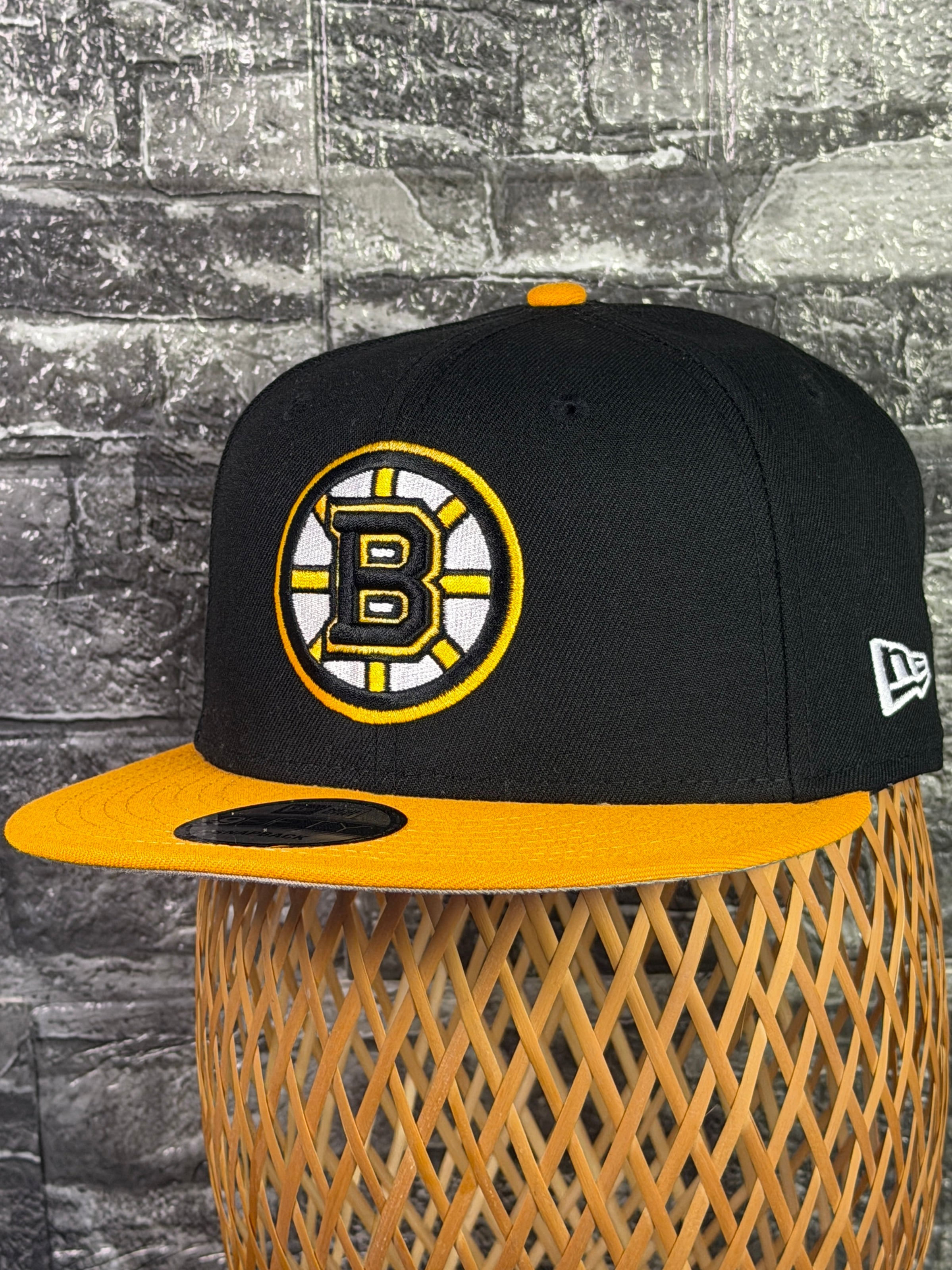 Gorra Boston Bruins Original Negro-Naranja