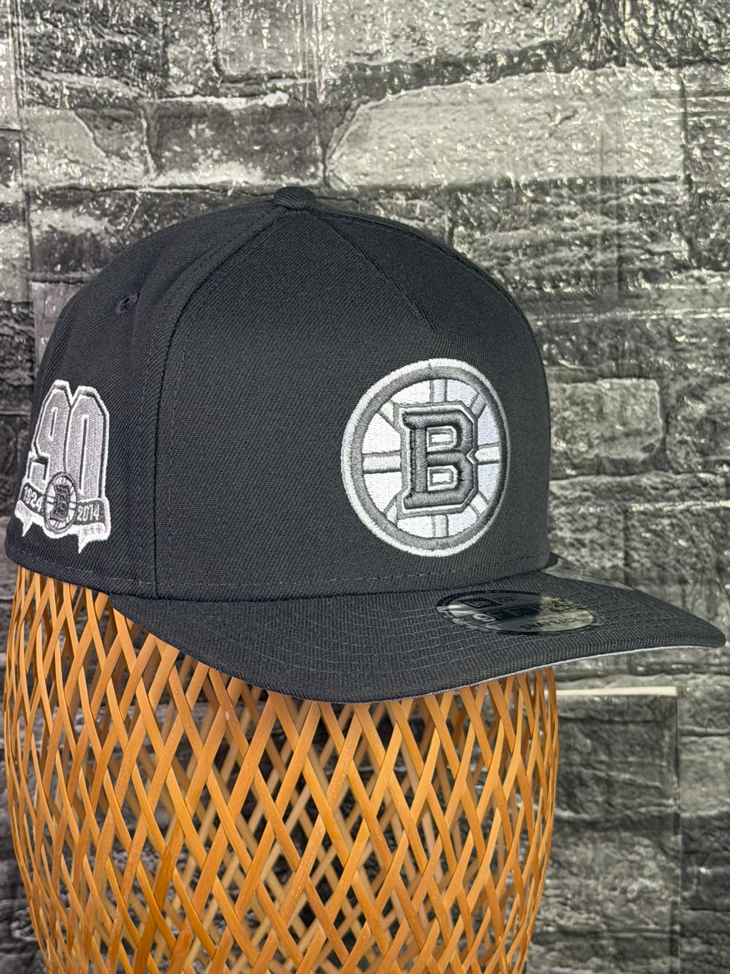 Gorra Boston Bruins Original Gris Grafito