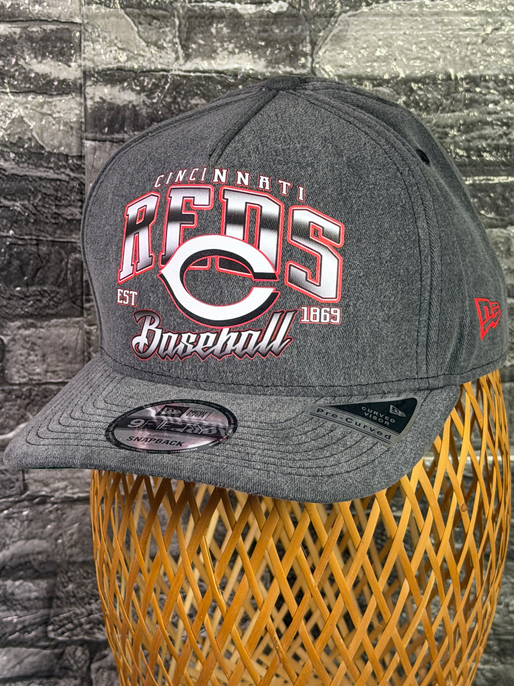 Gorra Cincinnati Reds Original Gris
