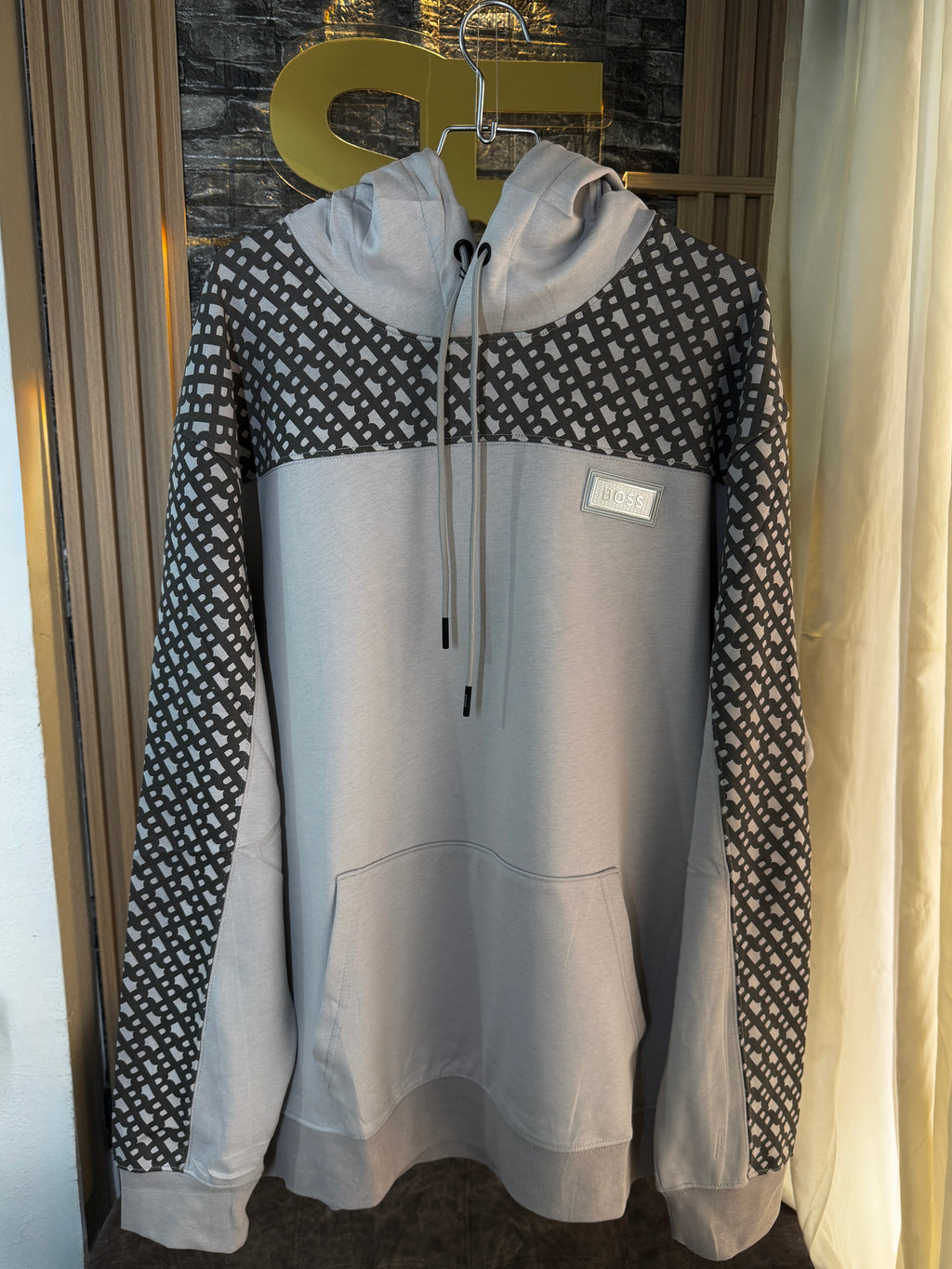 Hoodie Algodon Gris BSS