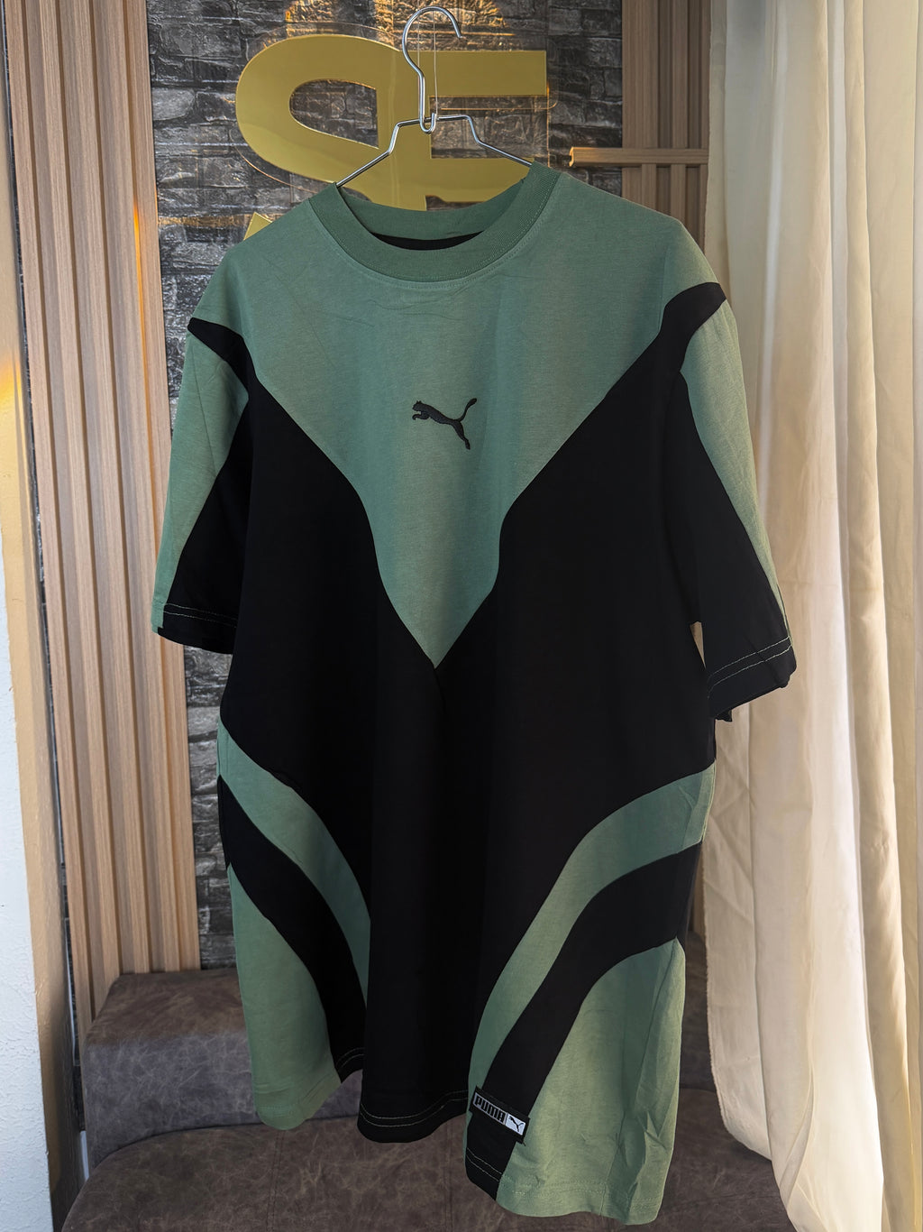Camiseta Verde-Negro PMA