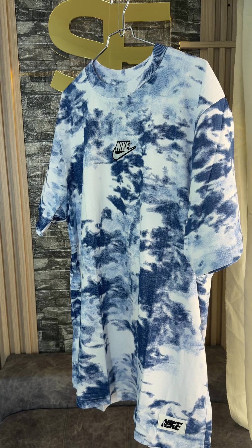 Camiseta Azul NK
