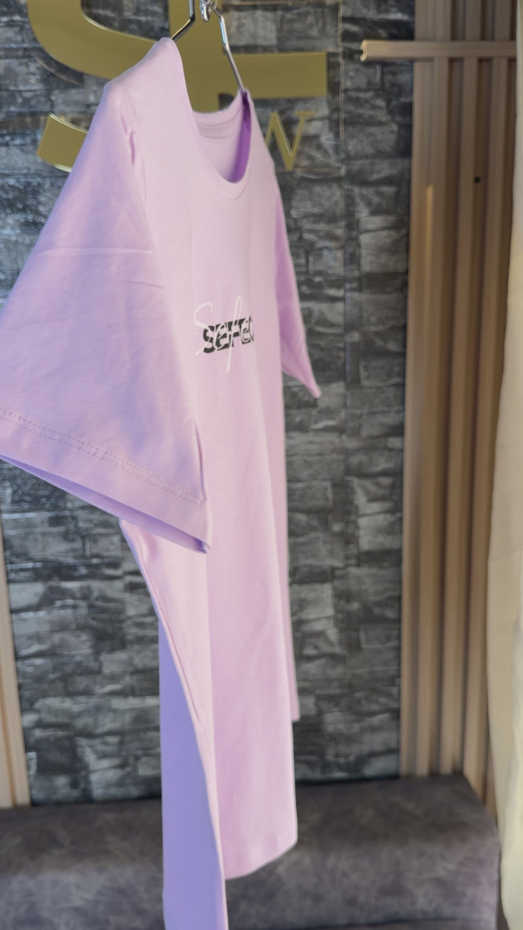 Camiseta de manga corta Violeta